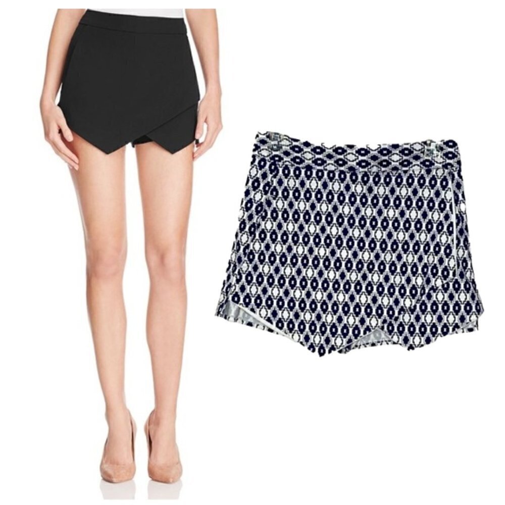 ❤️ AQUA Faux wrap Skort Size M